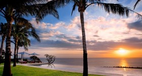 Sunset View from Living Room